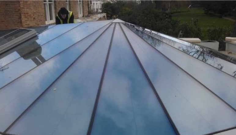 Rooflights installed on roof in Holland Park London area