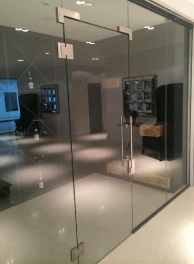 Glass door with mirror for exclusive property near Wentworth Golf Course